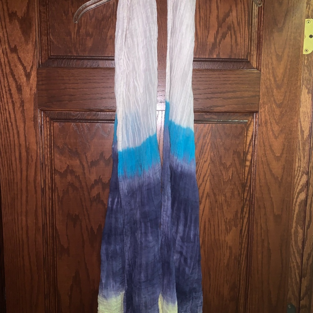 Multicolor Tie-Dye Scarf
